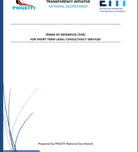 Terms of Reference for Short-term Contract Legal Consultancy Services