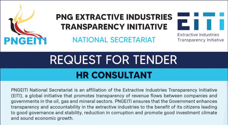 Request for Tender: HR Consultant – PNGEITI National Secretariat